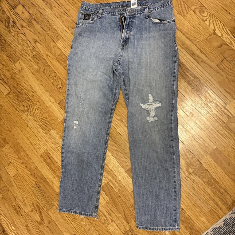 Cinch Black Label Jeans Mens Size 38x36 Relaxed Western‎